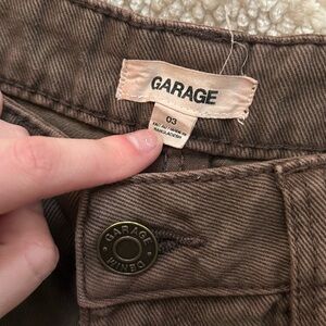 Garage brown cargo pants